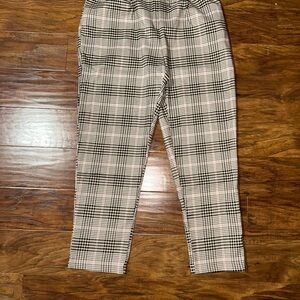 Women's Plaid Skinny Pants